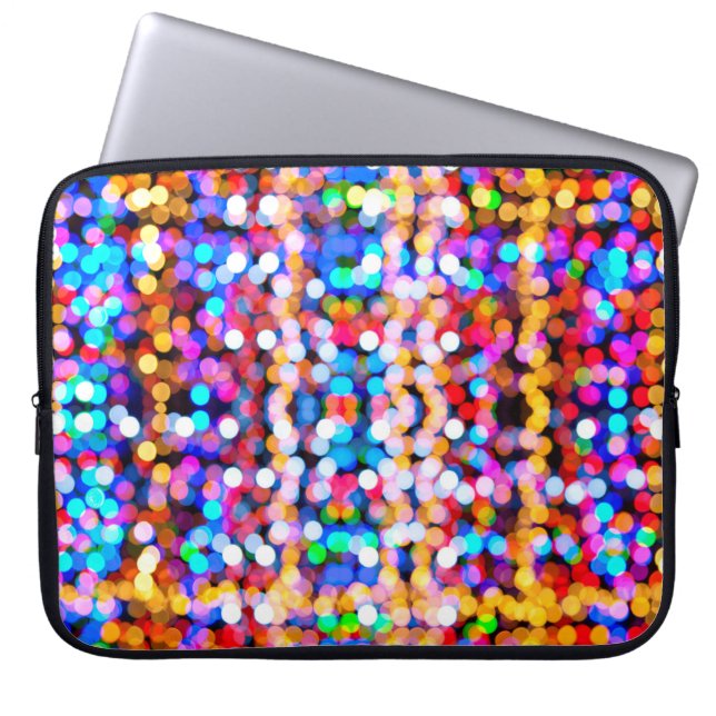 Funda Para Portátil Bokeh abstract background blur (Frente)