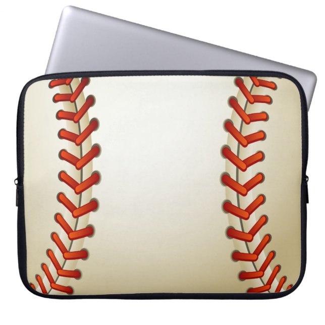 Funda Para Portátil bola de béisbol (Frente)