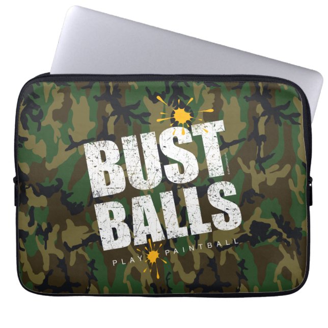 Funda Para Portátil Bolas de bola de pintura (Frente)
