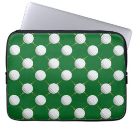 Funda Para Portátil Bolas de golf y tees on Green