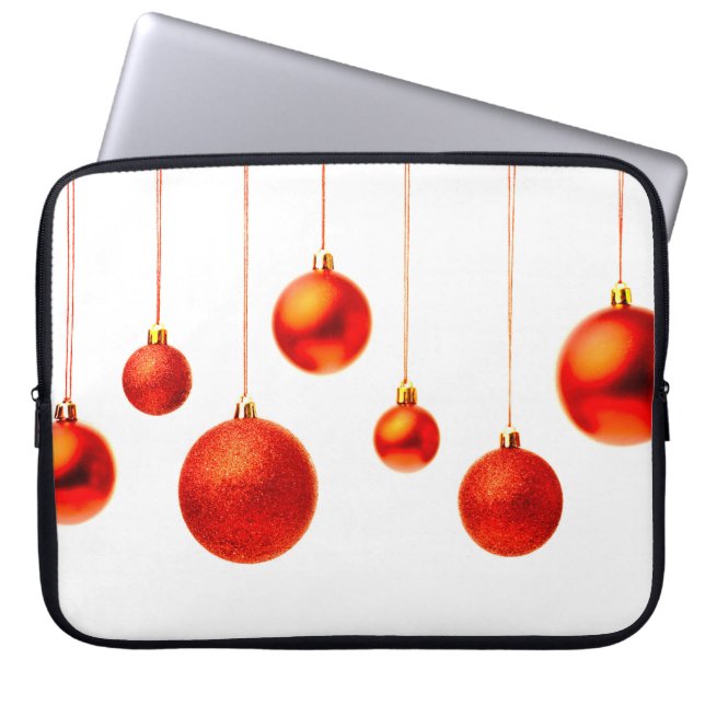 Funda Para Portátil Bolas de navidades (Frente)