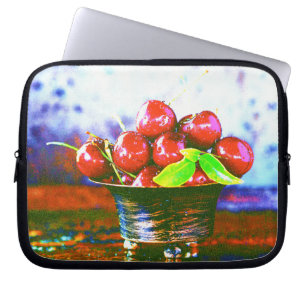 Funda Para Portátil "Bolla De Fruta De Cerezas" Foto Cuta. ¡Hazte con