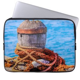 Funda Para Portátil Bollard de amarre antiguo