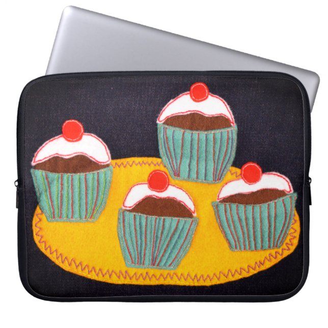 Funda Para Portátil Bollos de cerezo (Frente)