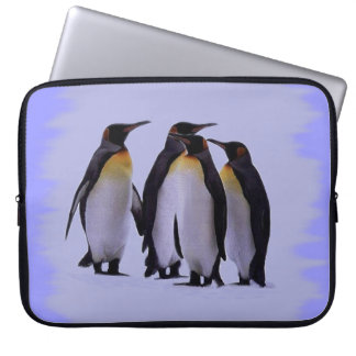 Funda Para Portátil Bolso 15-17 de la electrónica de cuatro pingüinos