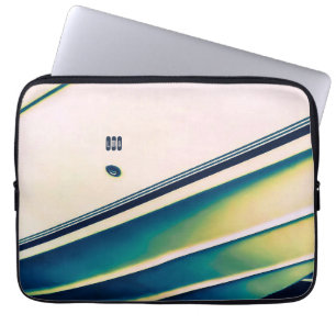 Funda Para Portátil Bolso abstracto de barco en azul para electrónicos