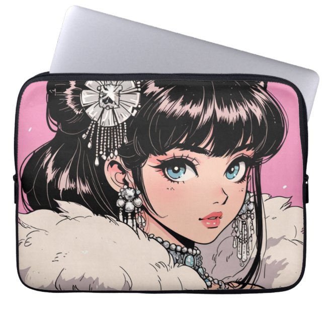 Funda Para Portátil Bolso de electrónica de anime (Frente)