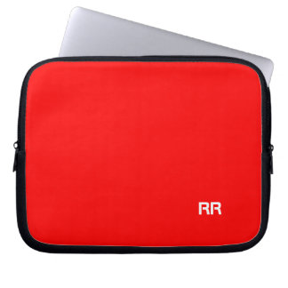 Funda Para Portátil Bolso de encargo rojo brillante del ordenador