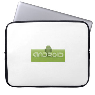 Funda Para Portátil Bolso de la electrónica con el logotipo androide