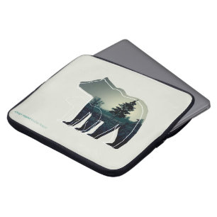 Funda Para Portátil Bolso de la electrónica con la línea oso del ico
