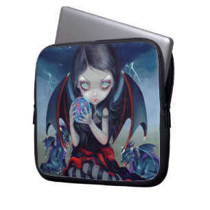 Funda Para Portátil Bolso de la electrónica de "Dragonling oscuro"