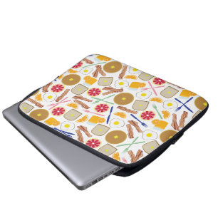 Funda Para Portátil Bolso de la electrónica de las comidas de desayun