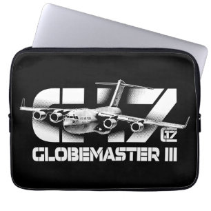 Funda Para Portátil Bolso de la electrónica del C-17 Globemaster III