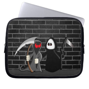 Funda Para Portátil Bolso del ordenador portátil de la muerte del par