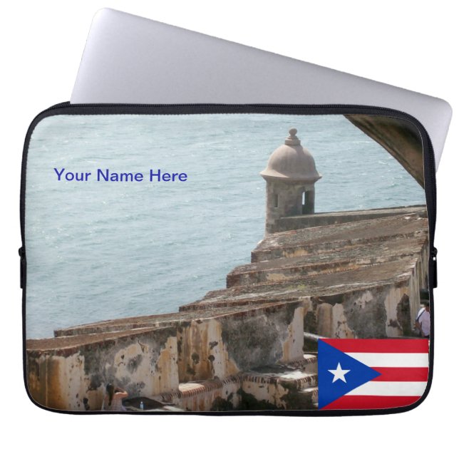Funda Para Portátil Bolso del ordenador portátil de Puerto Rico (Frente)