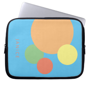 Funda Para Portátil bolso electrónico de confeti de arcoiris abstracto