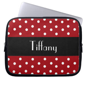 Funda Para Portátil Bolso elegante de la electrónica del lunar