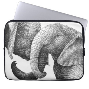 Funda Para Portátil Bolso joven de la electrónica de los elefantes
