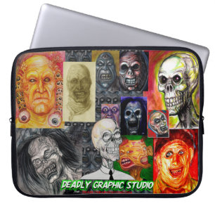 FUNDA PARA PORTÁTIL BOLSO MORTAL DEL ORDENADOR PORTÁTIL DE LA