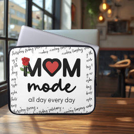 Funda Para Portátil Bolso para Portátil 'Modo Mamá Todo el Día Todos l