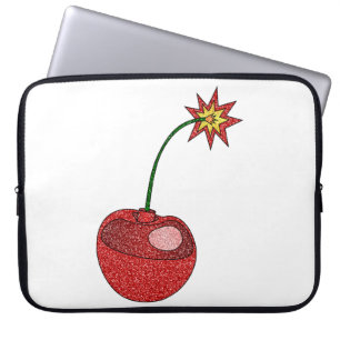 Funda Para Portátil Bomba de cerezo purpurina