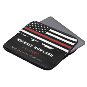 Funda Para Portátil Bombero personalizado: Rescate de incendios delgad