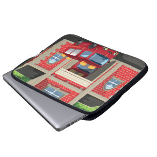 Funda Para Portátil Bomberos y camiones de bomberos