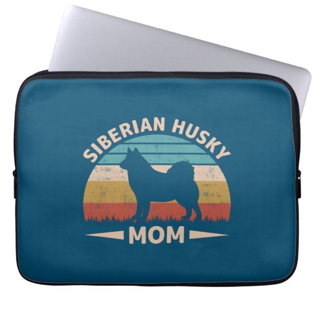 Funda Para Portátil Bond Husky Mama Especial Siberiana Husky Mama (Frente)