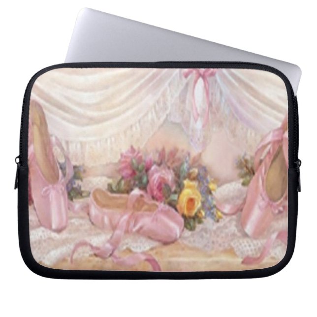 Funda Para Portátil Bonito Ballerina Laptop Sleeve (Frente)
