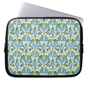 Funda Para Portátil Bonito Blue Morning Glory Neoprene Laptop Sleeve