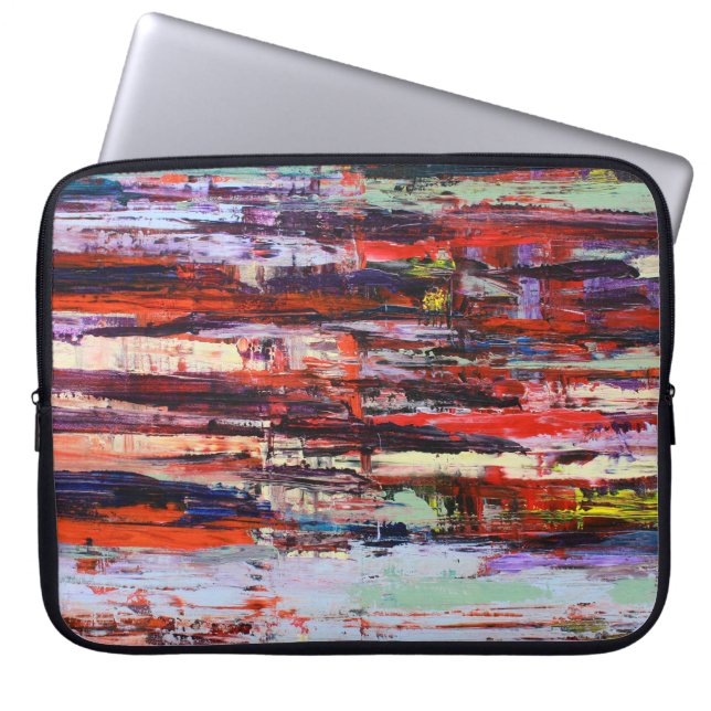 Funda Para Portátil Bonito cuadro abstracto (Frente)