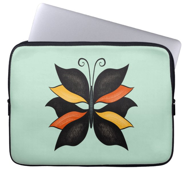Funda Para Portátil Bonito Mariposa Resumen Arte (Frente)