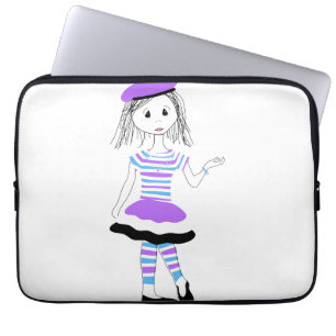 Funda Para Portátil Bonito Miss Fashionista