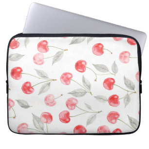 Funda Para Portátil Bonito Patrón de fruta de cerezo