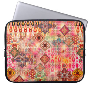 Funda Para Portátil Bonito patrón étnico sin foco en digi abstracto