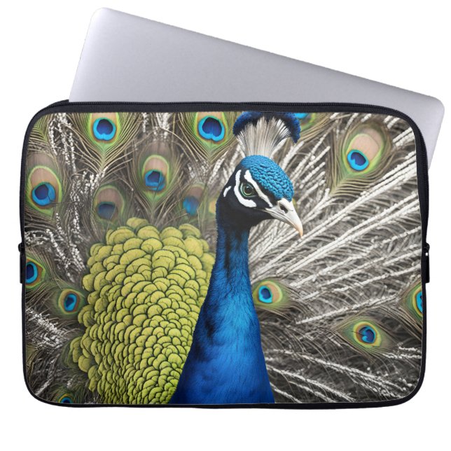 Funda Para Portátil Bonito Peacock (Frente)