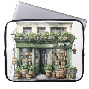FUNDA PARA PORTÁTIL BONITO WATERCOLOR IRLANDÉS COMPRAS TEMÁTICAS