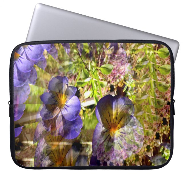 Funda Para Portátil Bonitos Petunias...... (Frente)