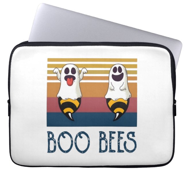 Funda Para Portátil Boo Bees Pareja Ghost Halloween (Frente)