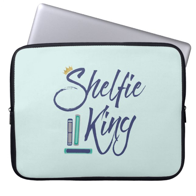 Funda Para Portátil Booklover Shelfie King (Frente)
