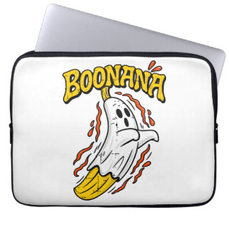 Funda Para Portátil Boonana Fantasma Plátano Monstruoso Halloween