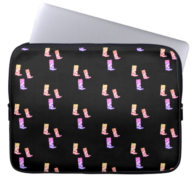 Funda Para Portátil Boot Scoot Laptop Sleeve (Black) (Frente)