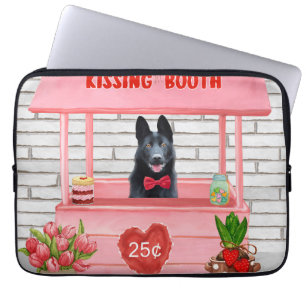 Funda Para Portátil Booth de besar a El día de San Valentín de perro p