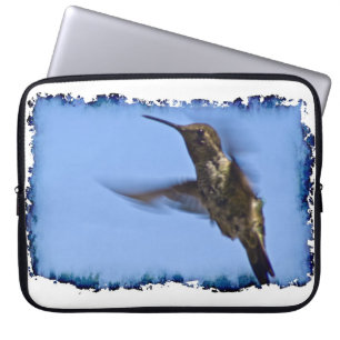 Funda Para Portátil Borde blanco de Hummingbird