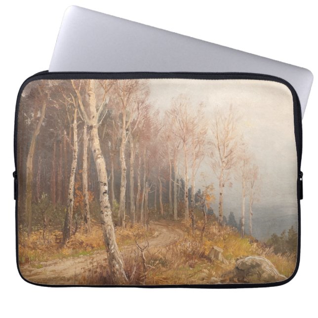 Funda Para Portátil Bosque Birch - Hugo Mühlig (Frente)