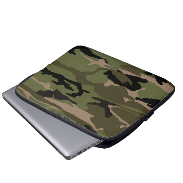 Funda Para Portátil Bosque Camo (Inferior anverso)