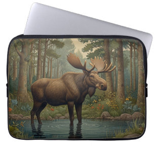 Funda Para Portátil Bosque de bosque rústico de ganso boho