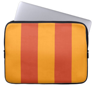 Funda Para Portátil Bosque de cítricos de rayas atemporales
