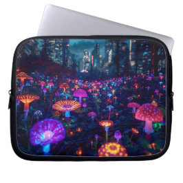 Funda Para Portátil Bosque de Glowfall Abstracto 10'