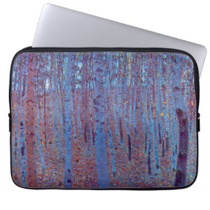 Funda Para Portátil Bosque de hayas por Gustav Klimt, Arte Nouveau vin